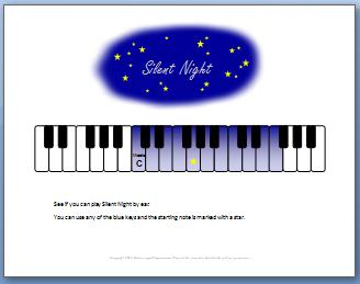 How to Play Silent Night By Ear