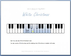 How to Play White Christmas by Ear on the Piano