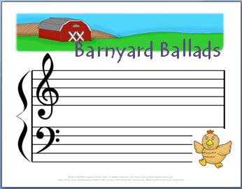 Ear Training Game: Barnyard Ballads