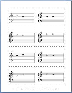 Melodic Dictation Starter Cards