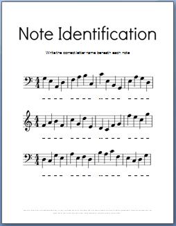 Note Values Chart Pdf