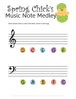 Easter Music Worksheets My Fun Piano Studio