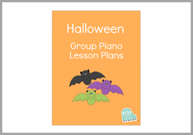 Halloween group piano lesson plans for beginners