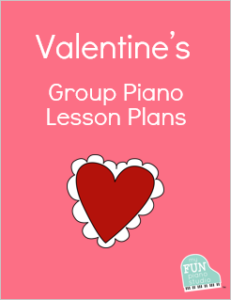 Valentine's Day group piano lesson plans